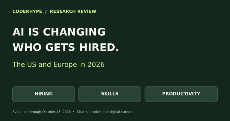 AI is changing who gets hired. US and European research on hiring, skills and productivity in 2026.