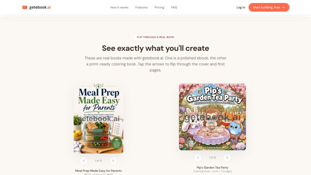 Public sample books displayed on the official website.