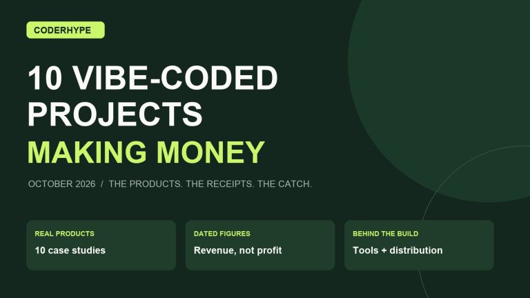 10 vibe-coded projects making money in October 2026: products, revenue and distribution