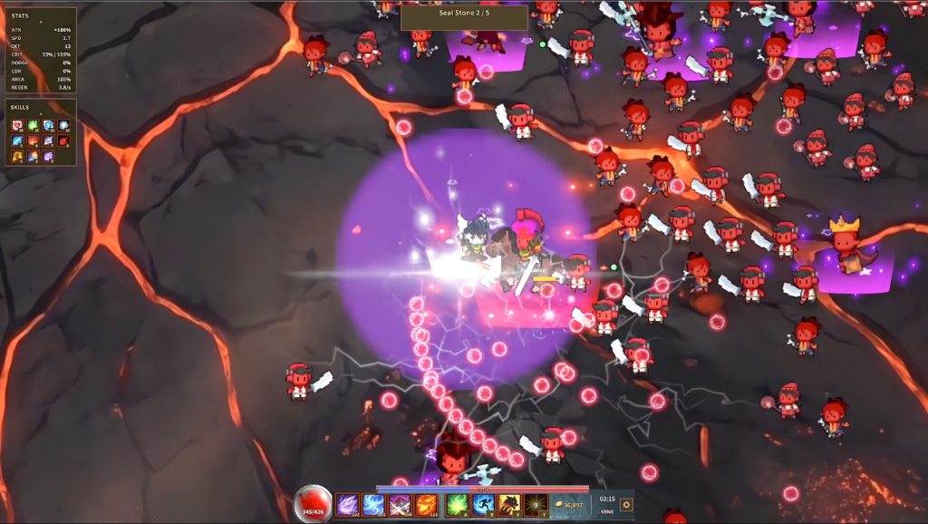 Infinite Night gameplay still from its official Steam gallery