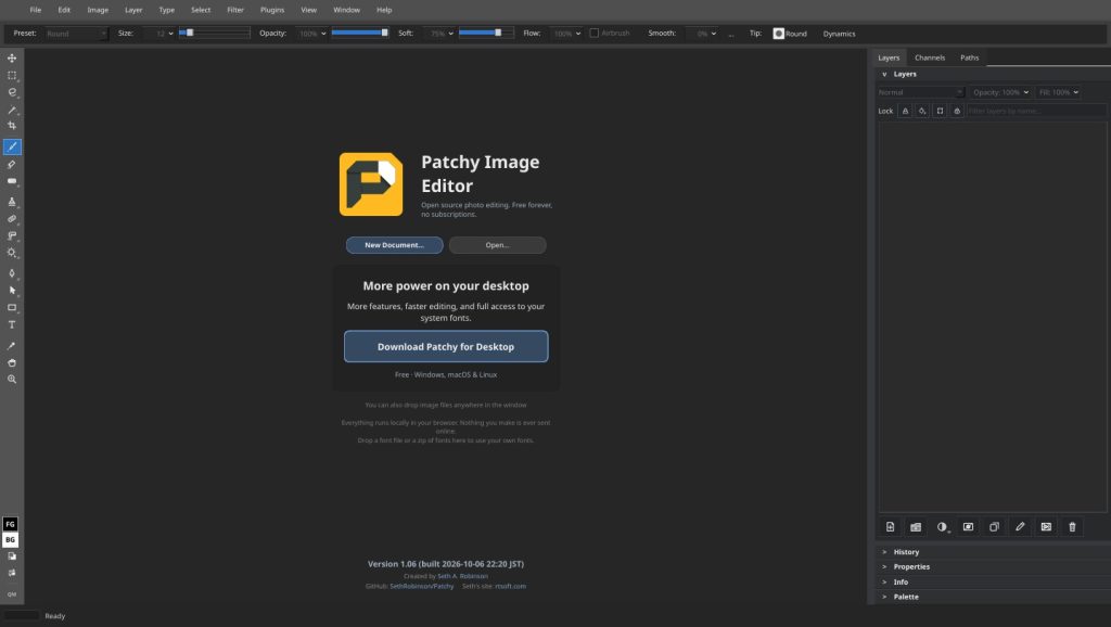 Patchy tackles the part of image editing where PSD files usually break official project page captured by CoderHype on October 6, 2026