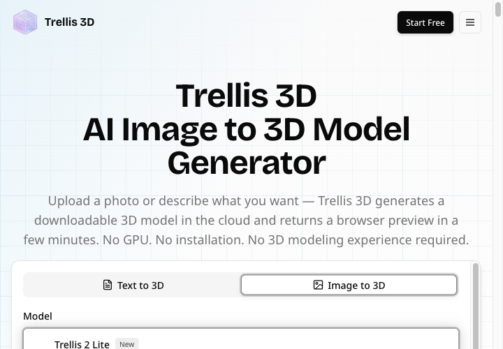 Trellis 3D project cover